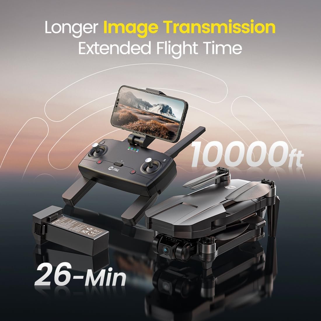 Holy Stone HS720R - 4K GPS Drone with 3-Axis Gimbal & Long-Range Control - Image 4