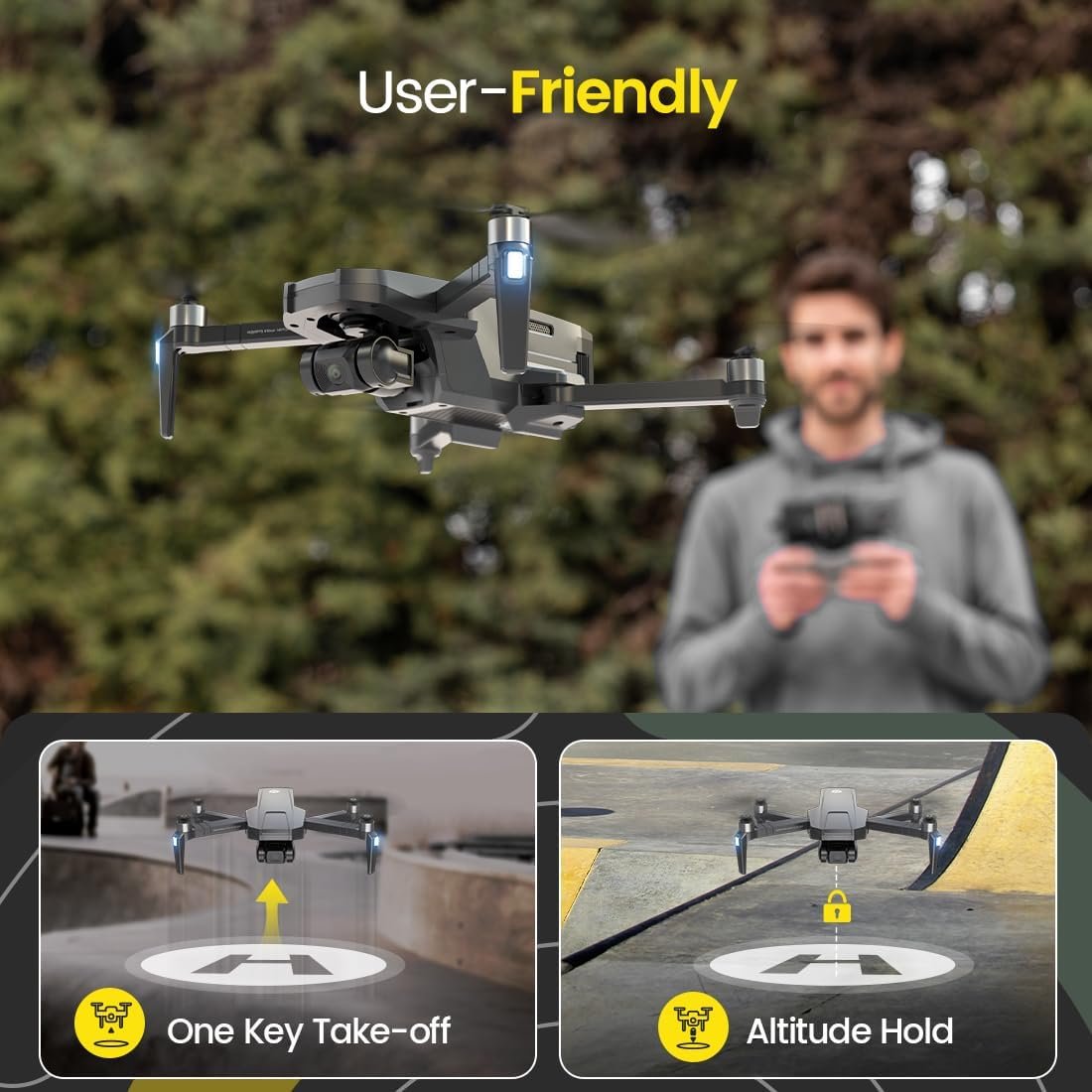 Holy Stone HS720R - 4K GPS Drone with 3-Axis Gimbal & Long-Range Control - Image 8