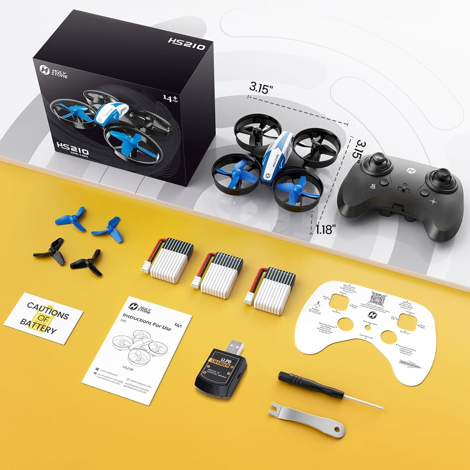 Holy Stone Mini Drone – RC Nano Quadcopter for Kids & Beginners - Image 2