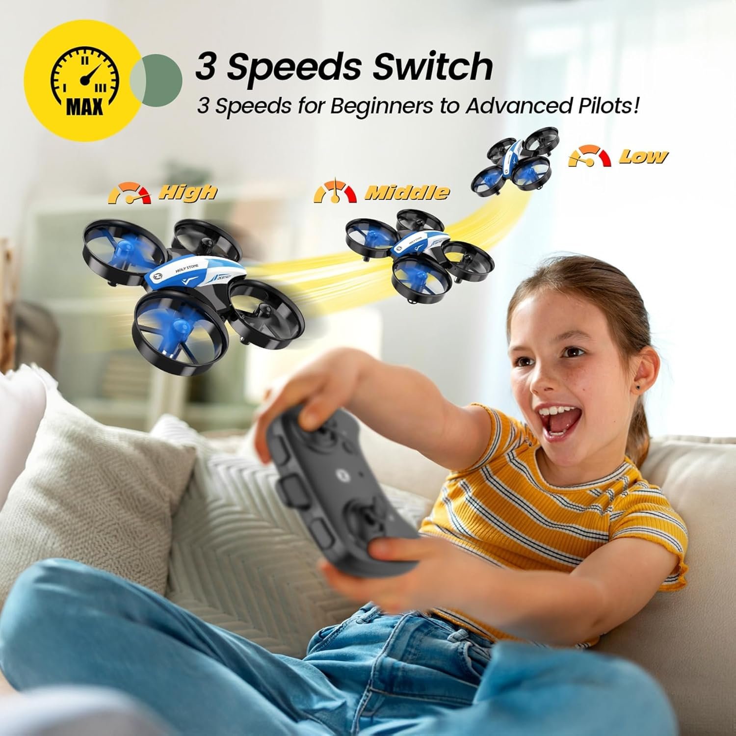 Holy Stone Mini Drone – RC Nano Quadcopter for Kids & Beginners - Image 5