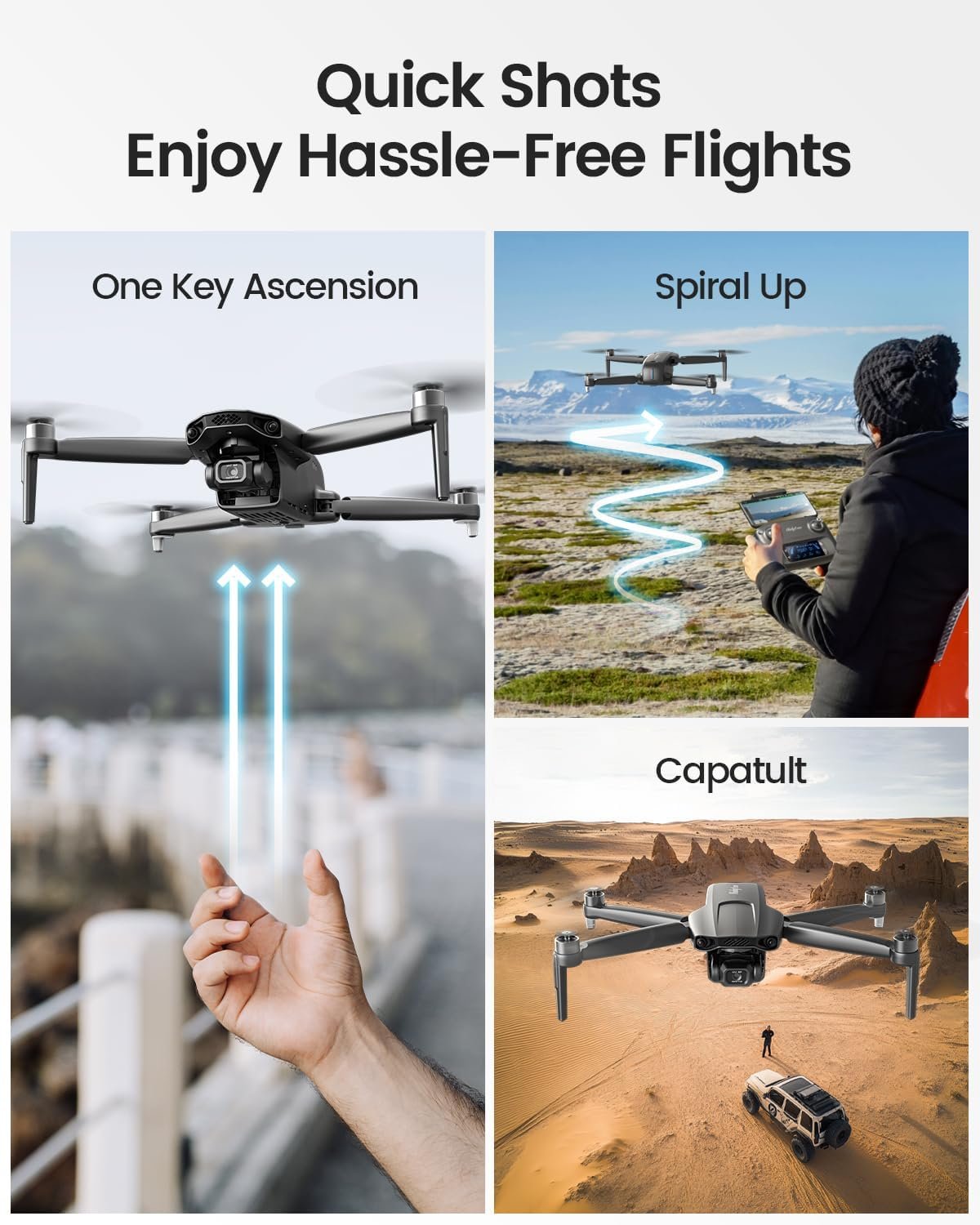 Holystone HT70 3-Axis Gimbal GPS Drone - Pro-Level - Image 4