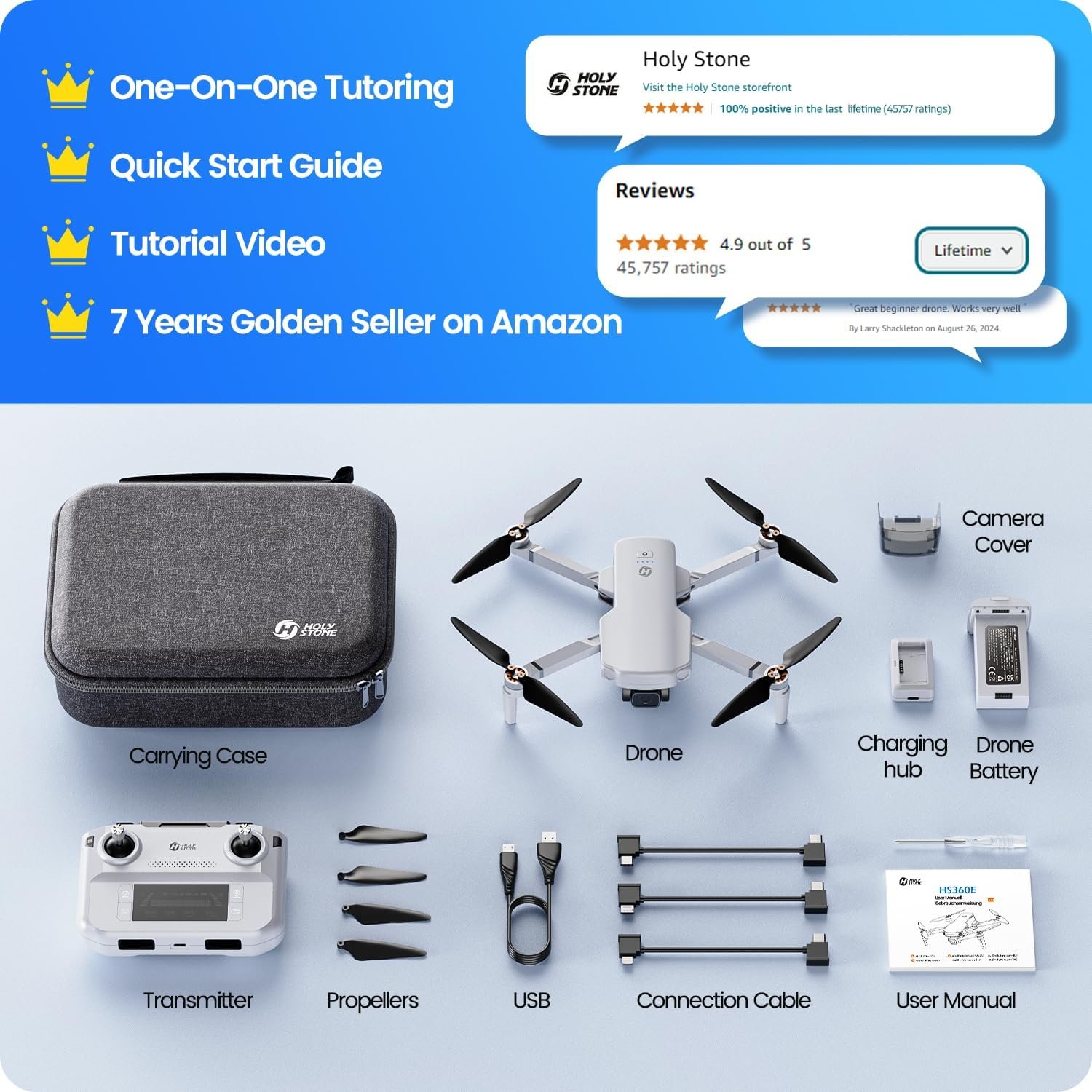 Holy Stone Mini Drone – RC Nano Quadcopter for Kids & Beginners - Image 10