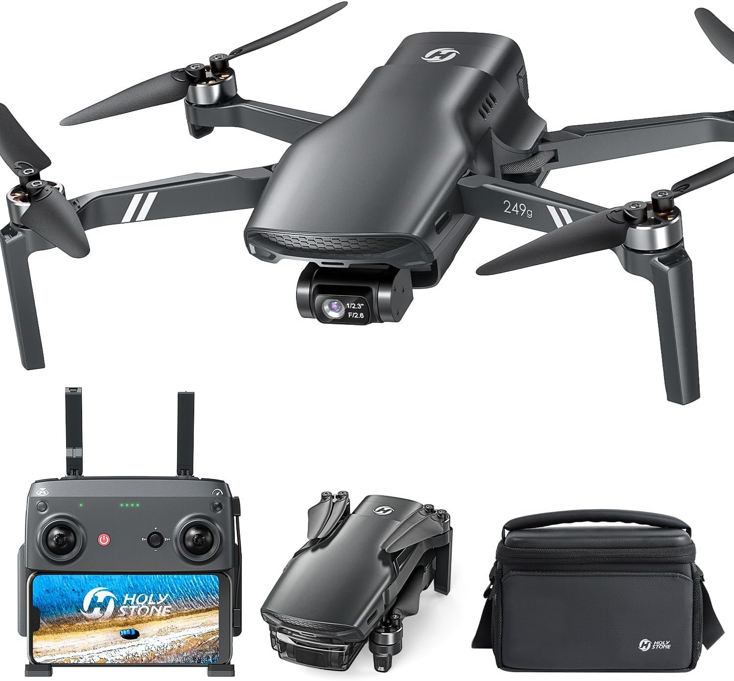Holy Stone HS900 4K GPS Drone - 3-Axis Gimbal & 48MP Camera