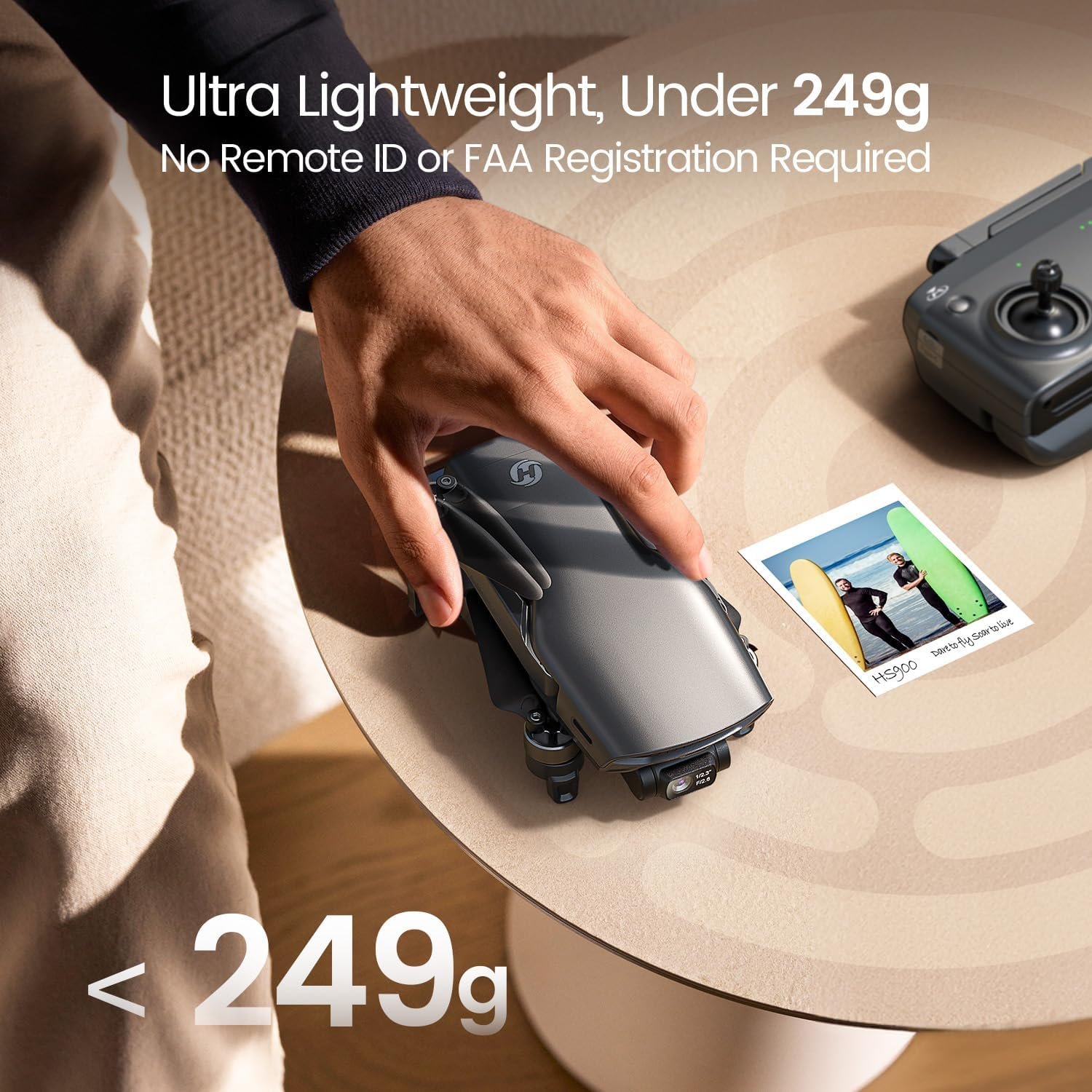 Holy Stone HS900 – 4K GPS Drone with 3-Axis Gimbal & Smart Tracking - Image 4