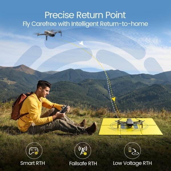 Holy Stone HS900 4K GPS Drone - 3-Axis Gimbal & 48MP Camera - Image 4