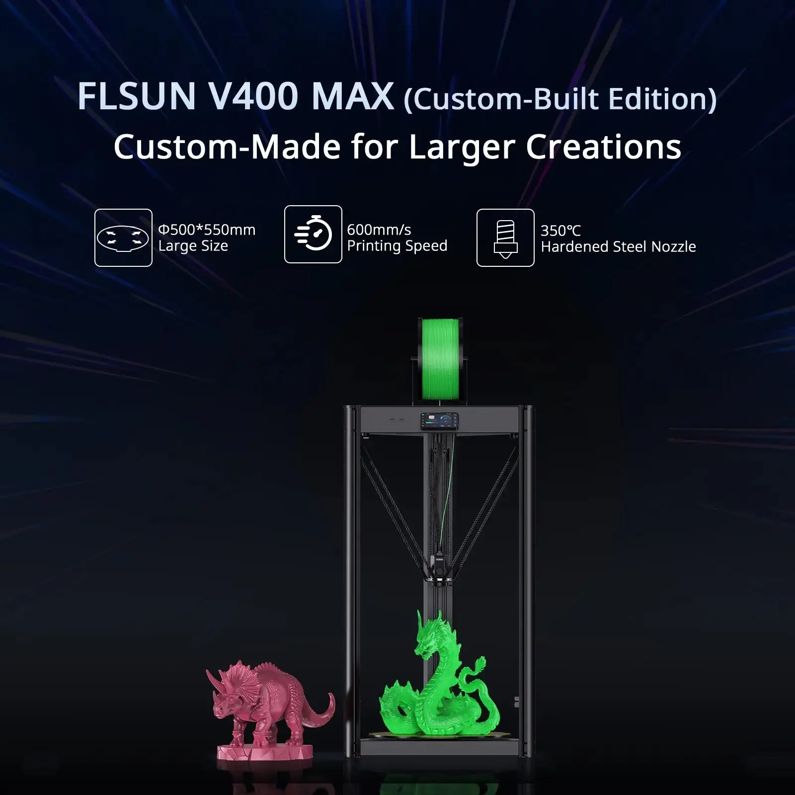 FLSUN V400 Max 3D Printer Custom-Built Edition - Image 8