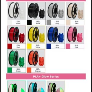 PLA+ Filament – Basic Colors (1KG, 1.75mm)