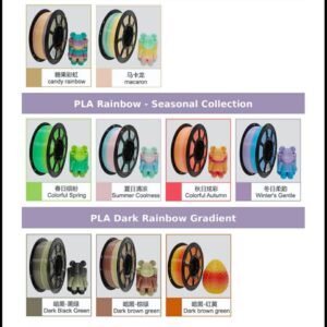 PLA Filament – Rainbow Classic (1KG, 1.75mm)