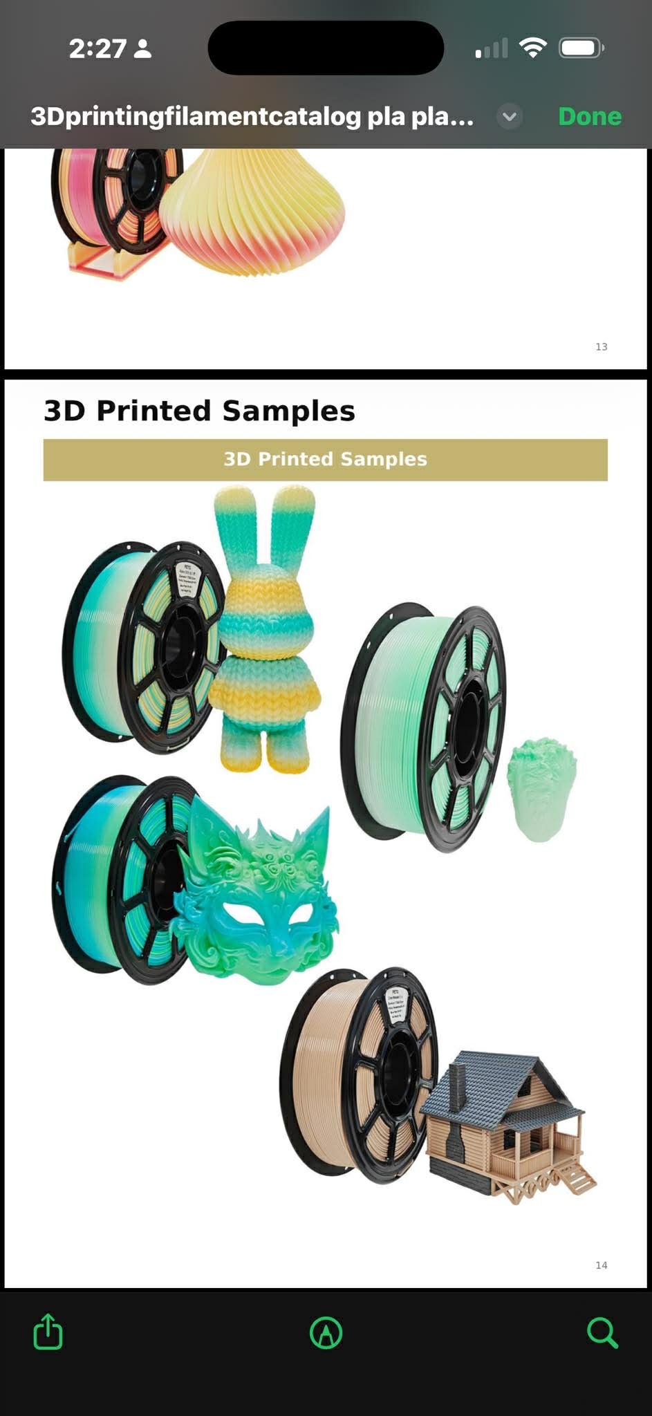 PETG Filament – Semi-Transparent Gradient (1KG, 1.75mm) - Image 3